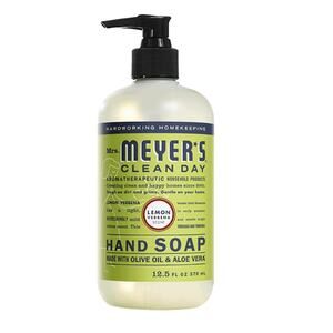 Mrs. Meyer's Clean Day Lemon Verbena Liquid Hand Soap, Refillable, 12.5 fl oz